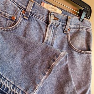Vintage Levi Boot Cut Denim Jeans Custom Cool Look